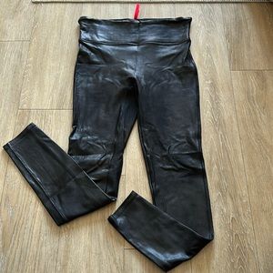 Spanx faux leather leggings